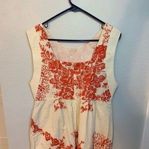 J.Crew knee length embroidered dress